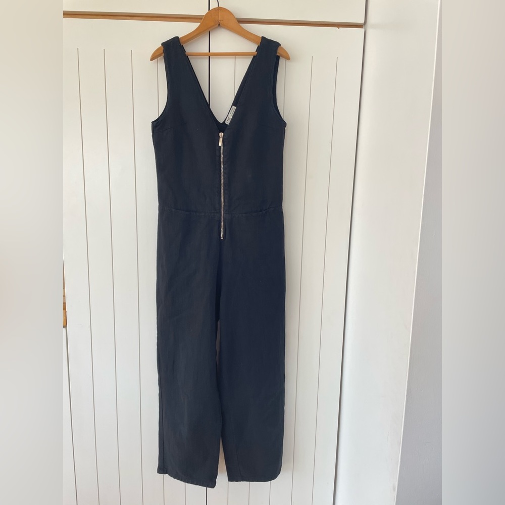Zara TRF collection black jumpsuit